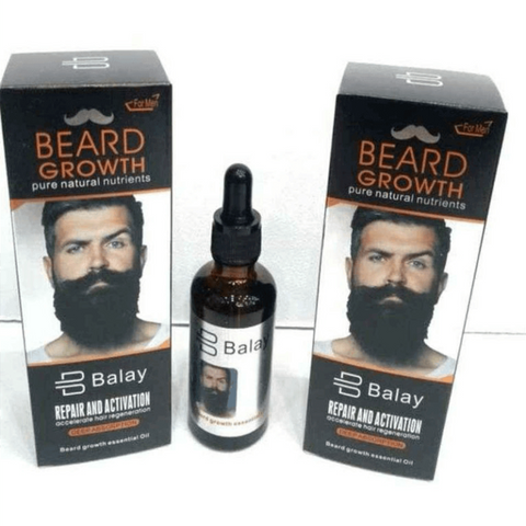 Balay Original Beard Growth Essential Oil for Men – Pure Natural Nutrients – Accelerates Hair Regeneration – Deep Absorption – Best-Selling Beard Repair &amp; Activation Oil – 50ml  &nbsp;