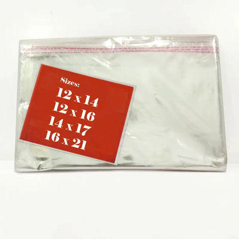 1kg Pack Of High-Quality Five-Star Transparent Poly Bags In Four Sizes ANB94