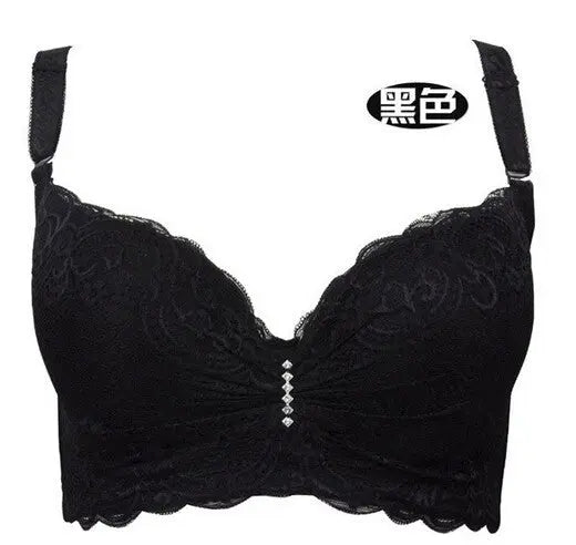 3/4 Cup Lace Push Up Bra