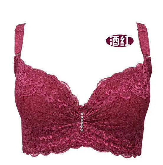 3/4 Cup Lace Push Up Bra