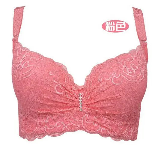 3/4 Cup Lace Push Up Bra