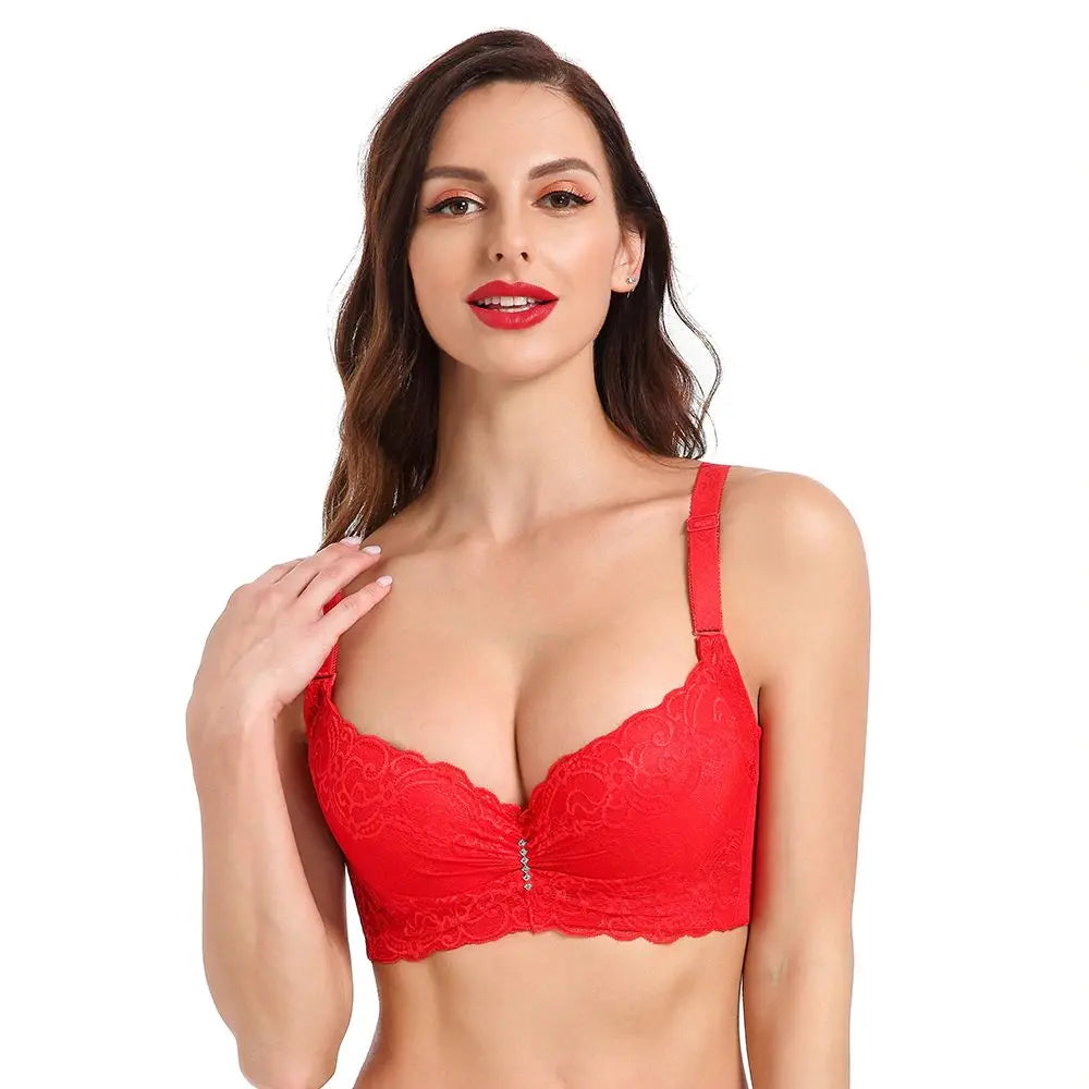 3/4 Cup Lace Push Up Bra