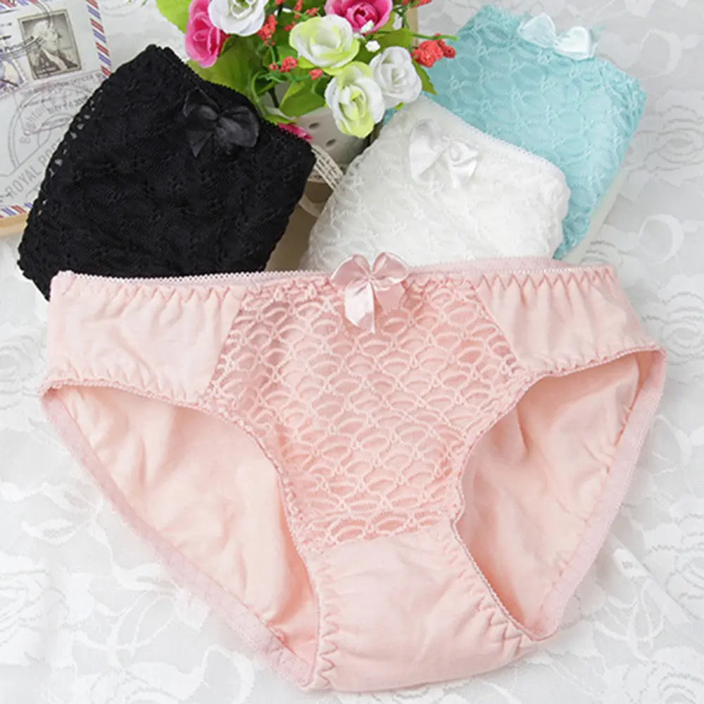 Seamless Lace Bras Set Adjustable Strap Ruffle Push-Up 3/4 Cup Lace Underwear Bra Set ANB94