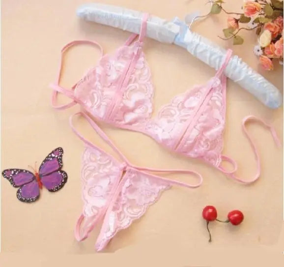 Babydoll Lingerie G-String Bra Set ANB94