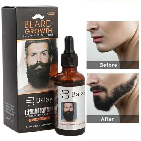 Balay Original Beard Growth Essential Oil for Men – Pure Natural Nutrients – Accelerates Hair Regeneration – Deep Absorption – Best-Selling Beard Repair &amp; Activation Oil – 50ml  &nbsp;