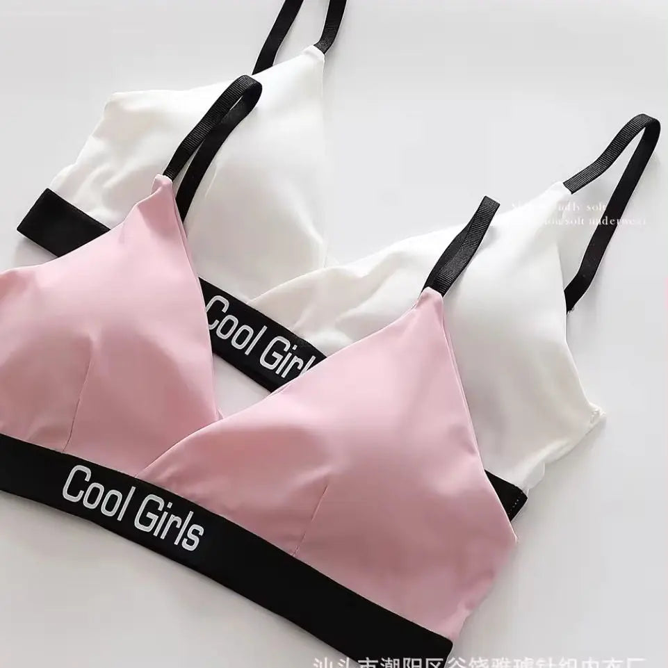 Cool Girls Triangle Cup Comfortable Light Padded Bra and Panty Set ANB94