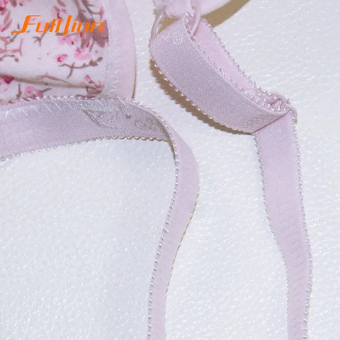 Cotton Maternity Floral Bra ANB94