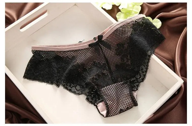 Luxurious Vintage Lace Push Up Bra Set ANB94