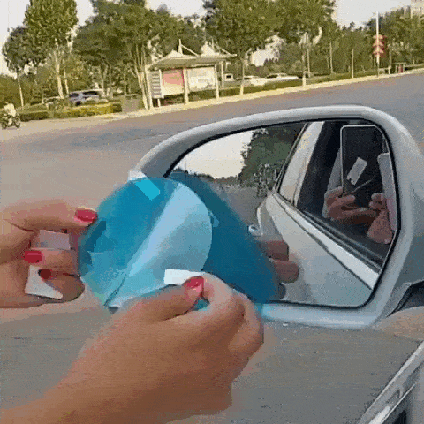 Pack Of 4 Pairs Car Anti-Water Mist Film The Perfect Solution For Clear And Rainproof Rearview Mirrors ANB94