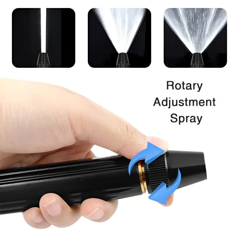 Pack of 2 Multi-Functional High-Pressure Metal Water Spray Nozzles ANB94