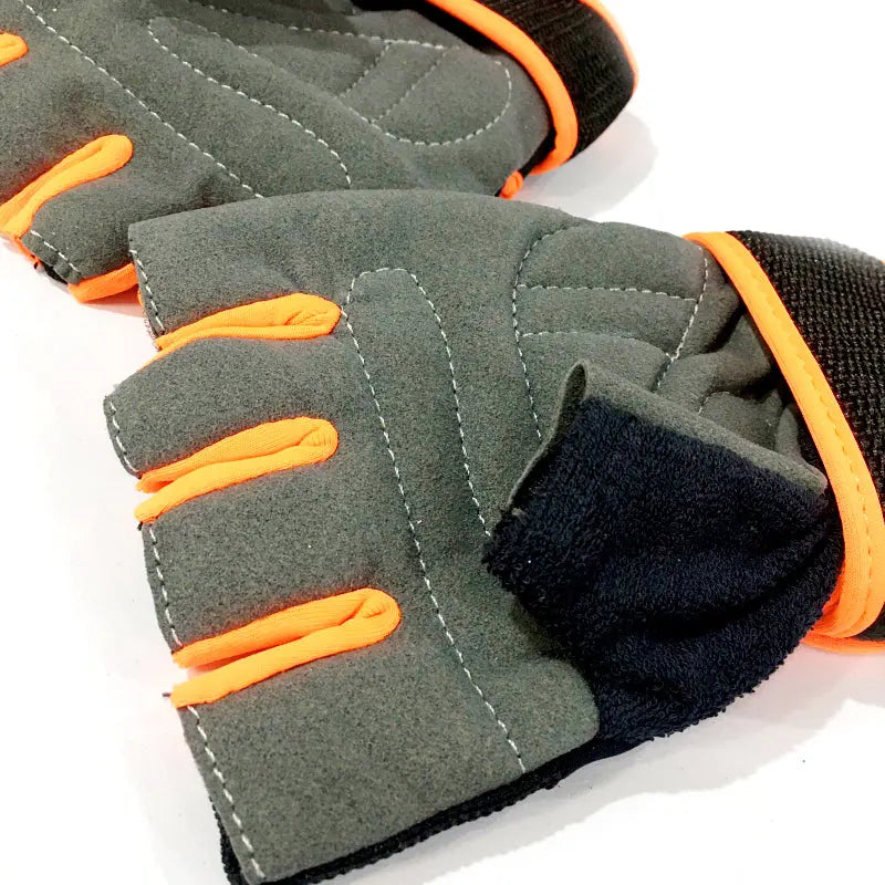 Pack of 2 Pairs Adjustable Wawan Gym Workout Gloves – Comfortable Grip, Durable for Men & Women ANB94