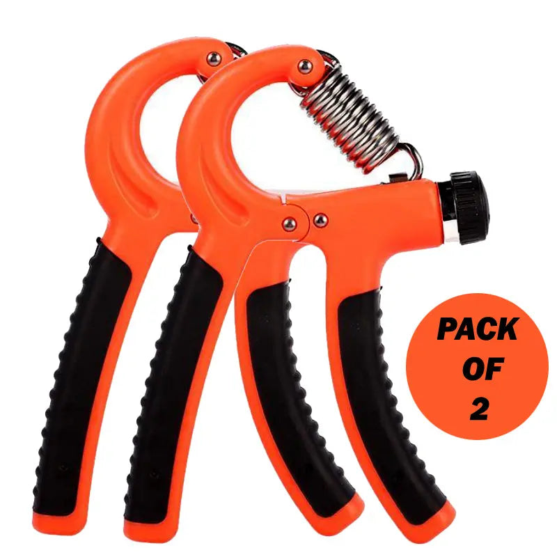 Set of 2 Adjustable Heavy Grippers (10-40Kg) for Fitness, Hand Exerciser, Grip Wrist, and Finger Strength Training ANB94