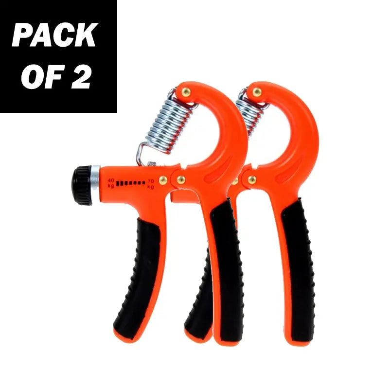 Set of 2 Adjustable Heavy Grippers (10-40Kg) for Fitness, Hand Exerciser, Grip Wrist, and Finger Strength Training ANB94