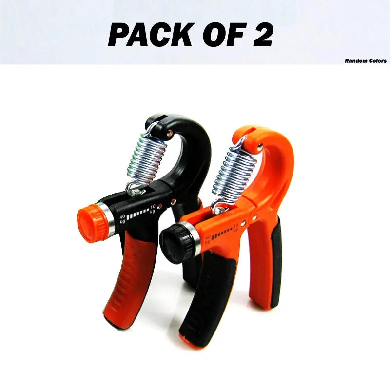 Set of 2 Adjustable Heavy Grippers (10-40Kg) for Fitness, Hand Exerciser, Grip Wrist, and Finger Strength Training ANB94