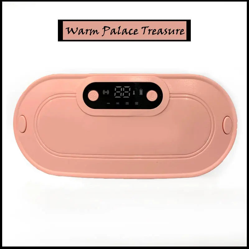 Smart Menstrual Heating Pad With Digital Display Vibrating Relief And Warm Palace Belt For Waist Pain And Cramps ANB94