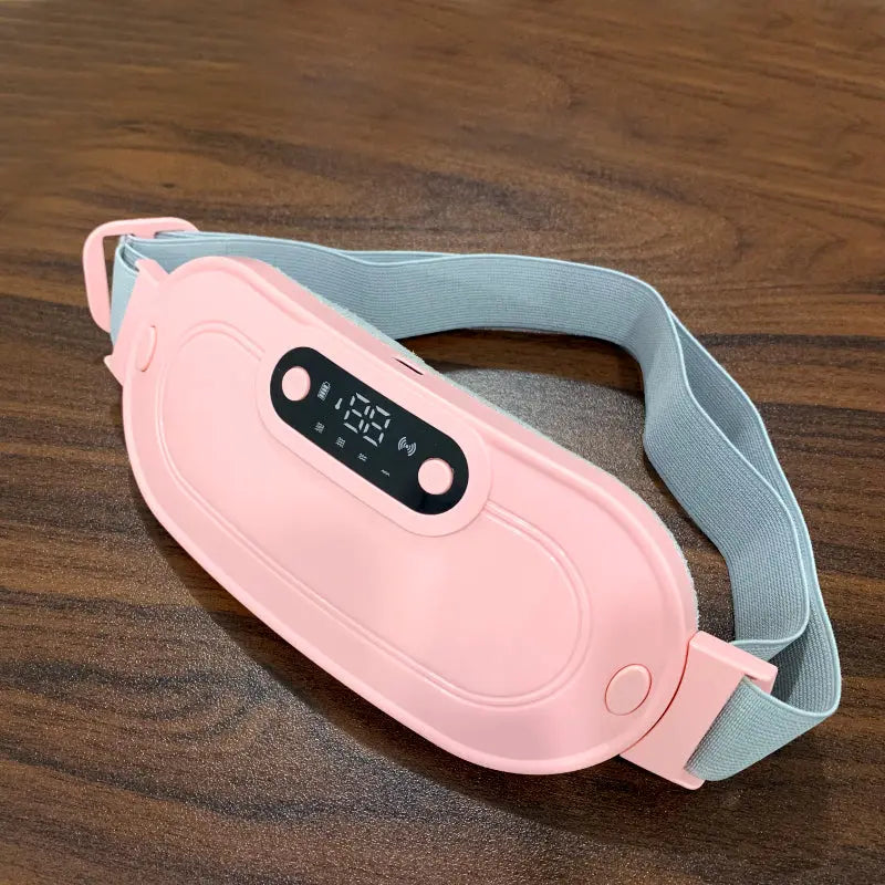 Smart Menstrual Heating Pad With Digital Display Vibrating Relief And Warm Palace Belt For Waist Pain And Cramps ANB94