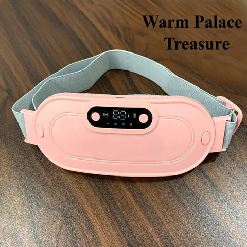 Smart Menstrual Heating Pad With Digital Display Vibrating Relief And Warm Palace Belt For Waist Pain And Cramps ANB94