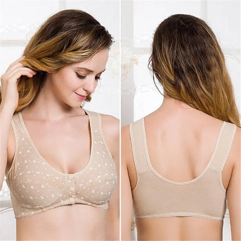 Women Maternity Tops Breastfeeding 3 Buttons Front Pregnant Feeding Nursing Bra ANB94