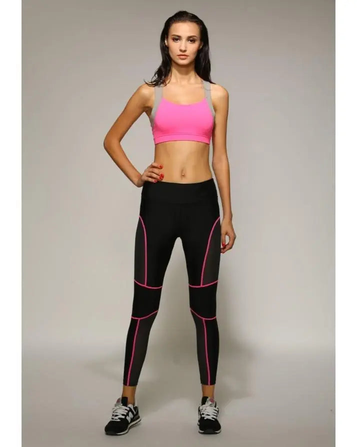 Women s Sports Yoga Jogging Seamless Cross Strap Bra ANB94