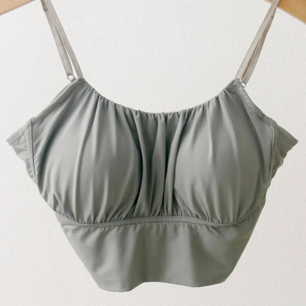 Women’s Fashionable Sheer Adjustable Camisole Bralette Stylish Seamless Wear