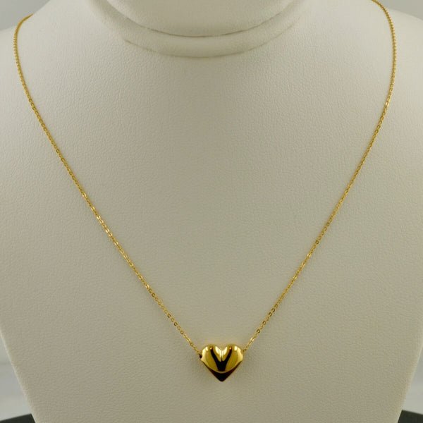 Magnetic Heart Golden Pendant