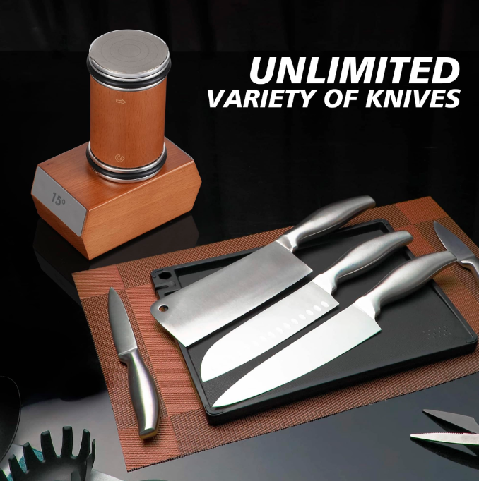 Rolling Knife Sharpener for Kitchen Knives