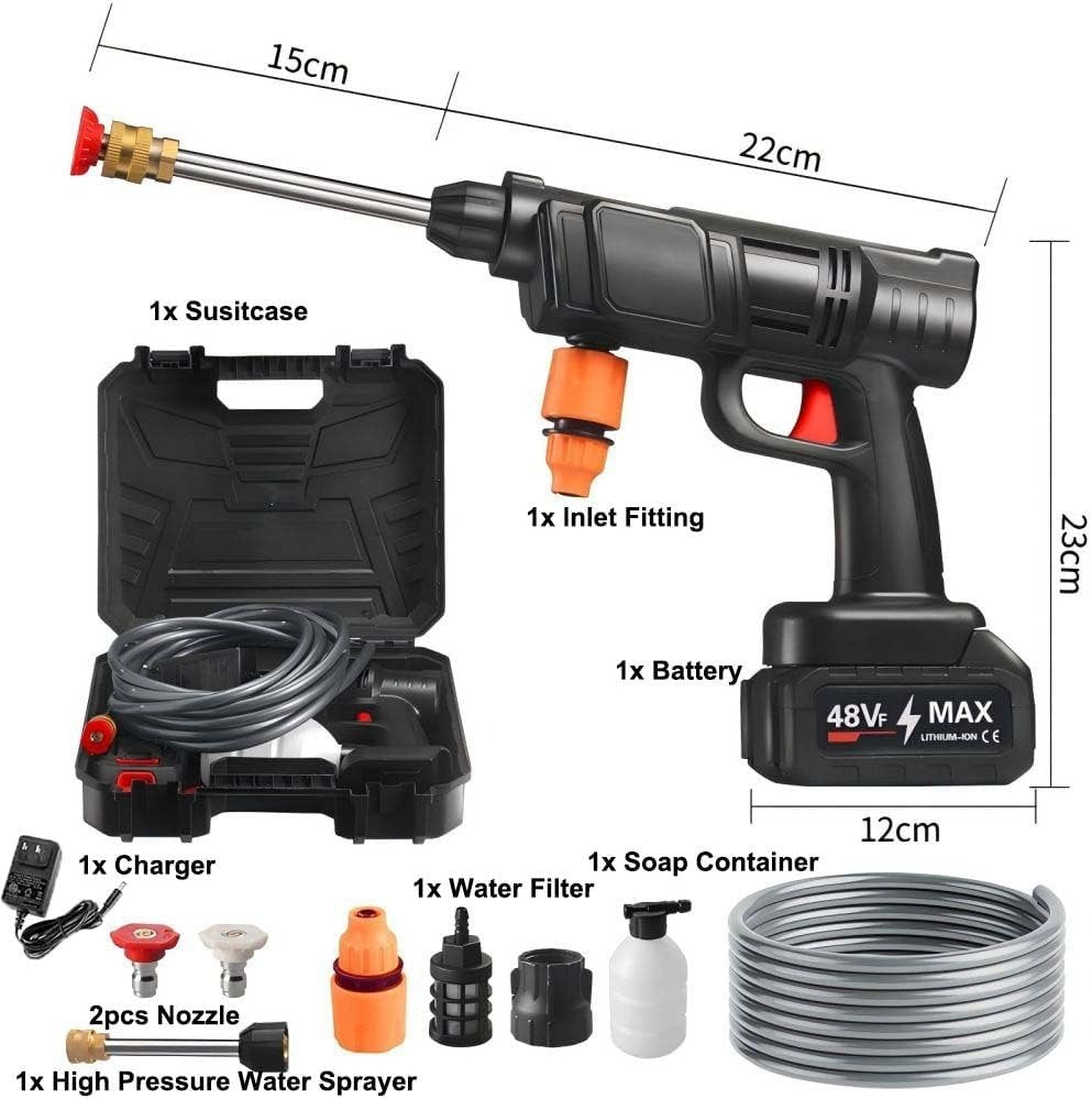 Pressure Washer For Car (Double Battery)