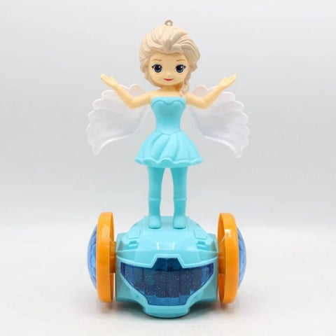 Princess Balance Car With Light & Music | Best Quality Princess Doll | Doll For Baby Girls | Random Color