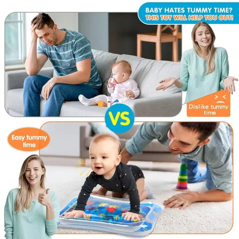Sale Inflatable Leakproof Water Mat For Kids / Inflatable Tummy Time Mat – Random Color